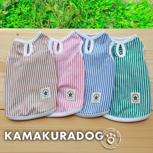 ストライプカラータンク