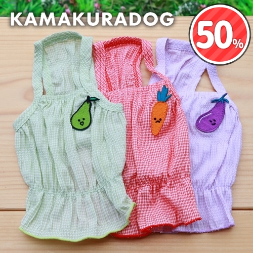 アップリケショート丈キャミ