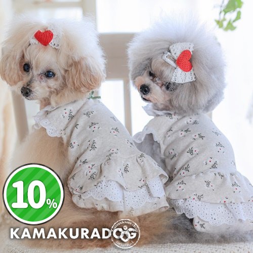 フラワーティアードワンピース