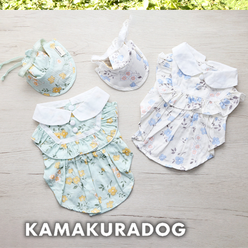 【訳あり】花柄おでかけワンピ＆帽子