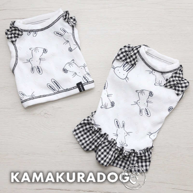 ラビットギンガムショート丈＆ワンピ