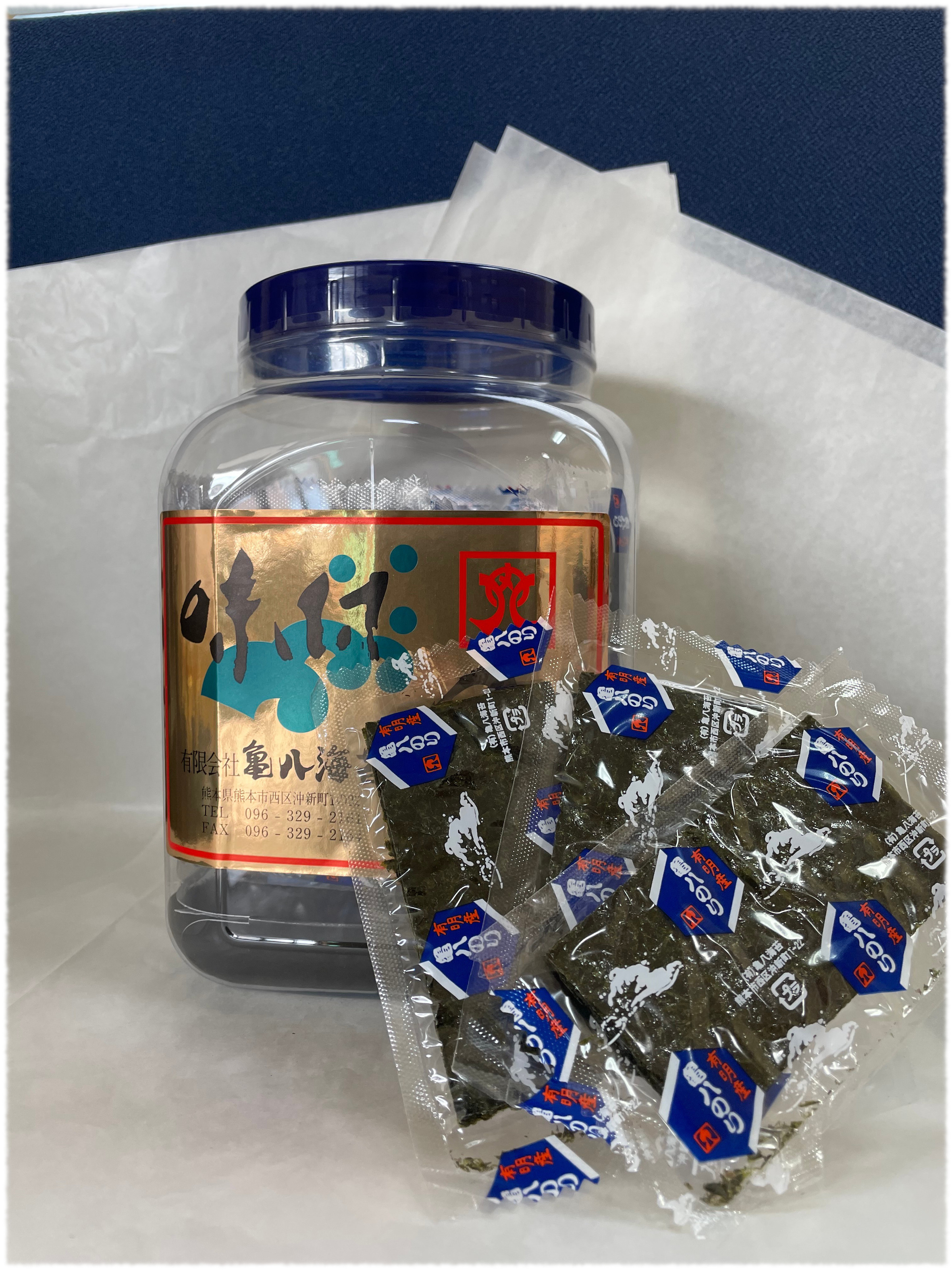 【初摘み】味付海苔・八切5枚36束プラ容器入