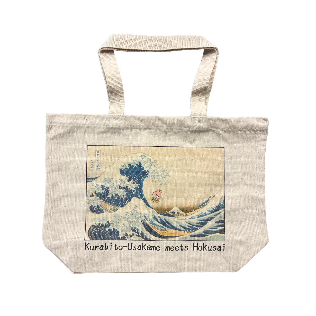 キャンパストートバッグ 波乗り