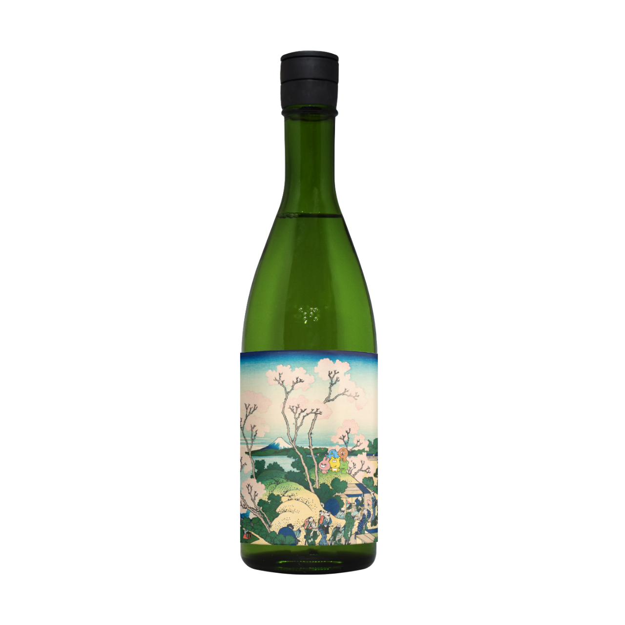 ウサカメ季節ラベル 浮世絵 「花見（東海道品川御殿山ノ不二）」 720ml