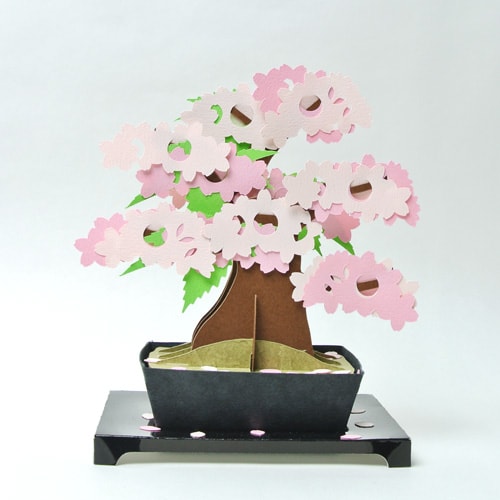 kami-bonsai 紙盆栽 桜｜紙の専門通販サイト「紙もっと」
