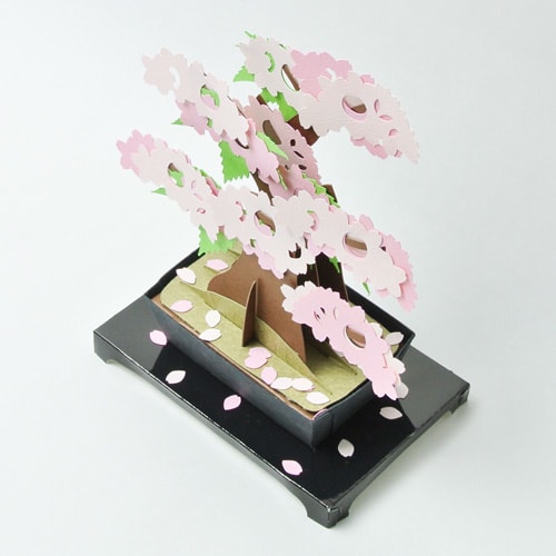 kami-bonsai 紙盆栽 桜｜紙の専門通販サイト「紙もっと」