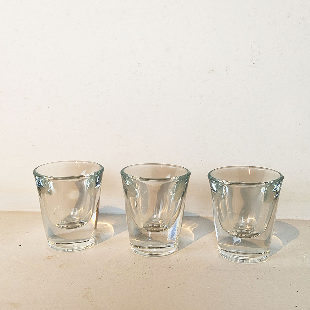 モダン神具セット　ガラスカップ