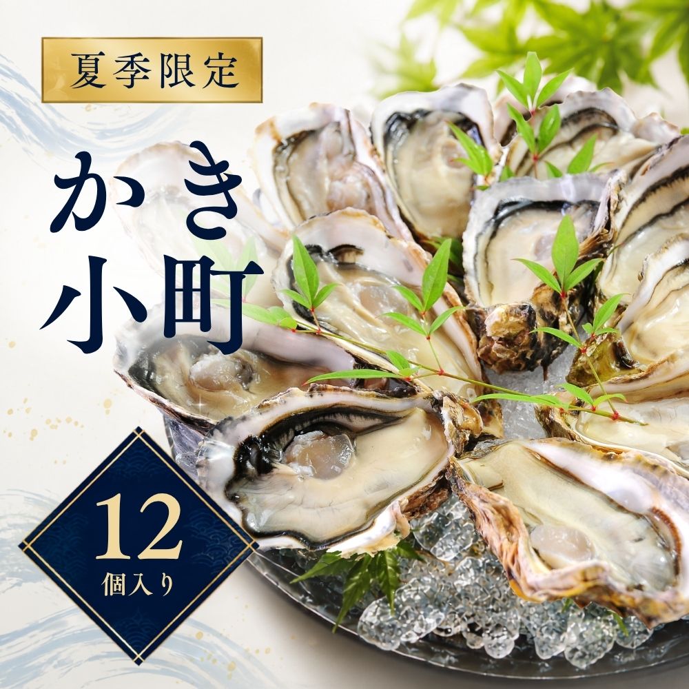 【生食用】かき小町ハーフシェル（開殻）12個入り