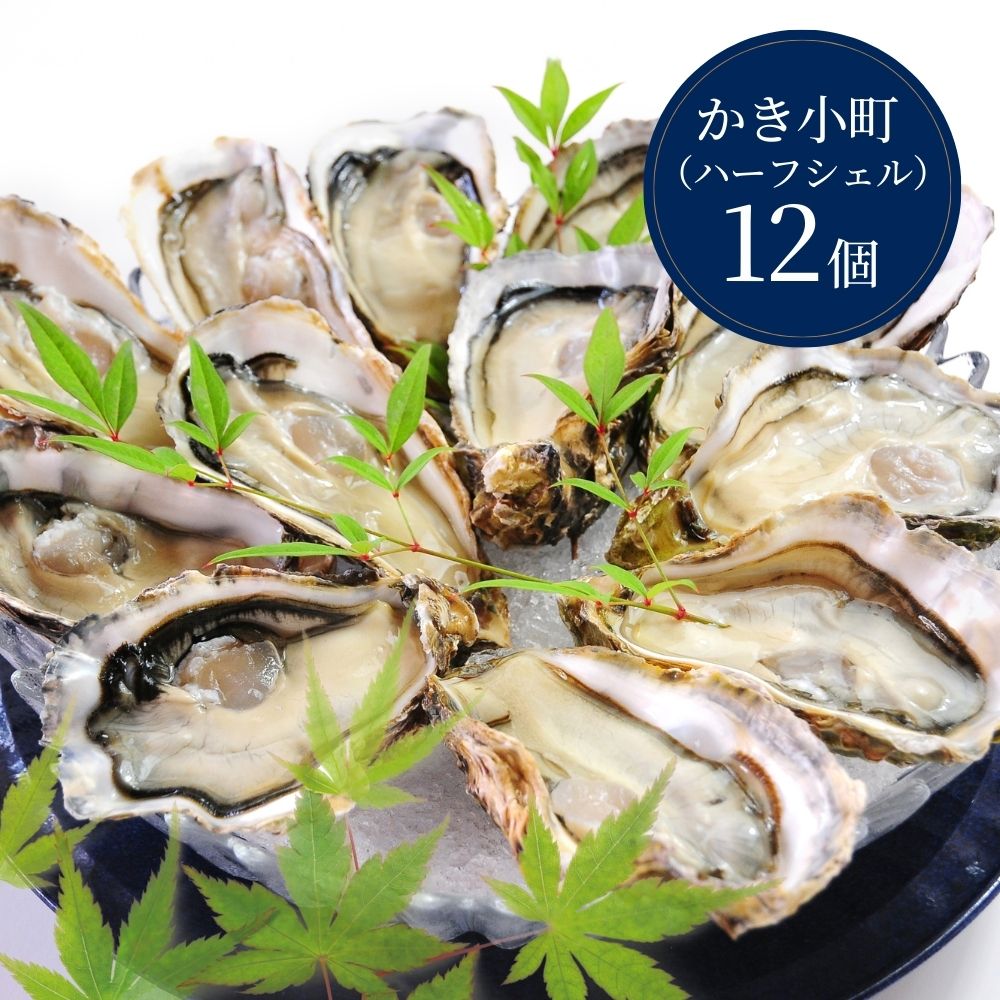【生食用】かき小町ハーフシェル（開殻）12個入り