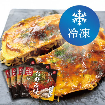 ≪冷凍≫かなわのかき入りお好み焼4枚セット