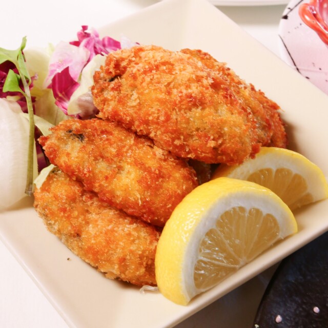 かなわ　かきフライ　広島県産　生食用牡蠣　黄金比　ジューシー　サクサク