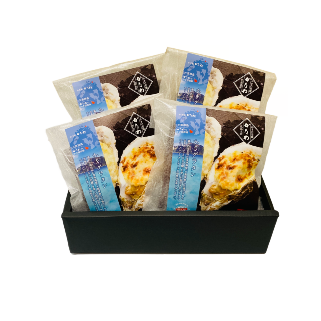 かなわ　殻付きかきグラタン　広島県産　生食用かき　クリーミー　濃厚　