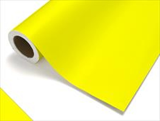 中川ケミカルカッティングシート蛍光シリーズ931K蛍光イエロー450mm×10mなら看板材料.comの商品画像