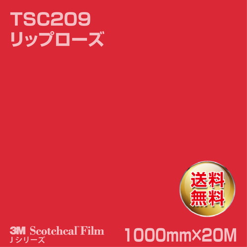 3M スコッチカルJシリーズ 透過タイプ リップローズ グロス TSC209 1000mm×20Mの商品画像