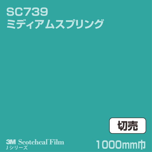 3M スコッチカルJシリーズ 不透過タイプ ミディアムスプリング グロス SC739 1000mm巾 切売の商品画像