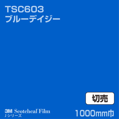 3M スコッチカルJシリーズ 透過タイプ ブルーデイジー グロス TSC603 1000mm巾 切売の商品画像