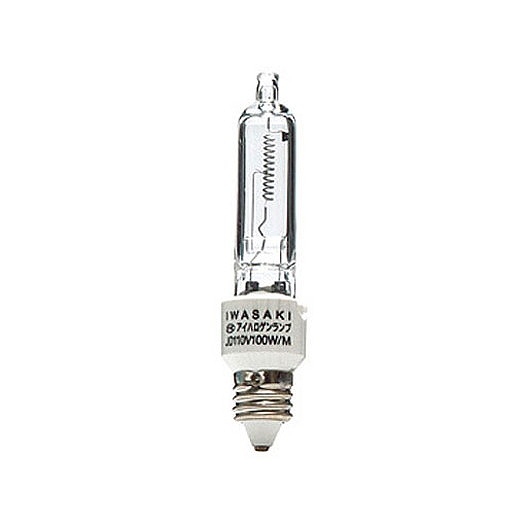 岩崎電気JD110V100W/P/Mアイハロゲンランプ(片口金形)JD/P/M110V用100Wなら看板材料.comの商品画像