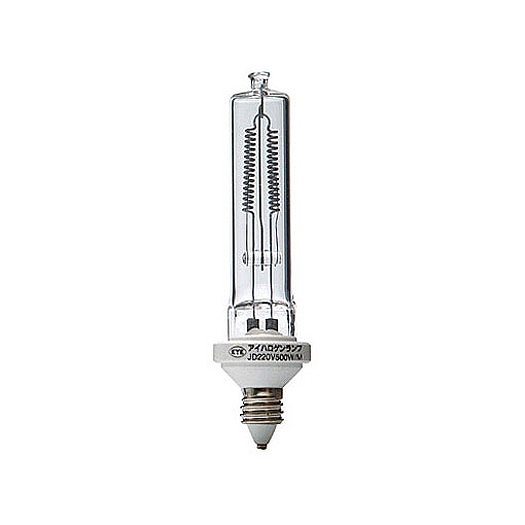 岩崎電気JD220V500W/Mアイハロゲンランプ(片口金形)JD/M220V用500Wなら看板材料.comの商品画像