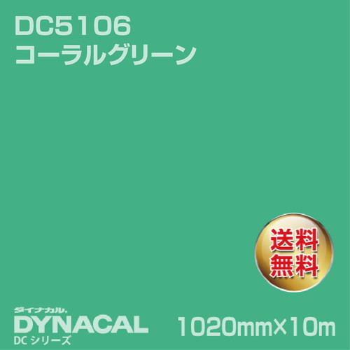 ダイナカル DCシリーズ DC5106 コーラルグリーン 10m トーヨーケム の商品画像