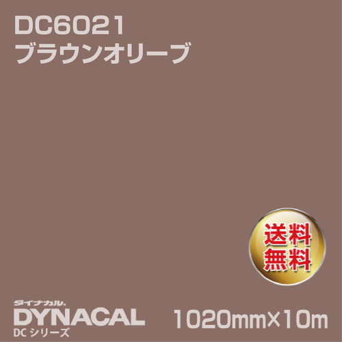 ダイナカル DCシリーズ DC6021 ブラウンオリーブ 10m トーヨーケム の商品画像