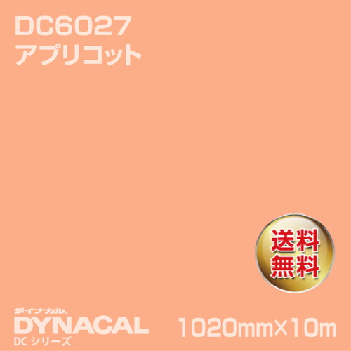 ダイナカル DCシリーズ DC6027 アプリコット 10m トーヨーケム の商品画像