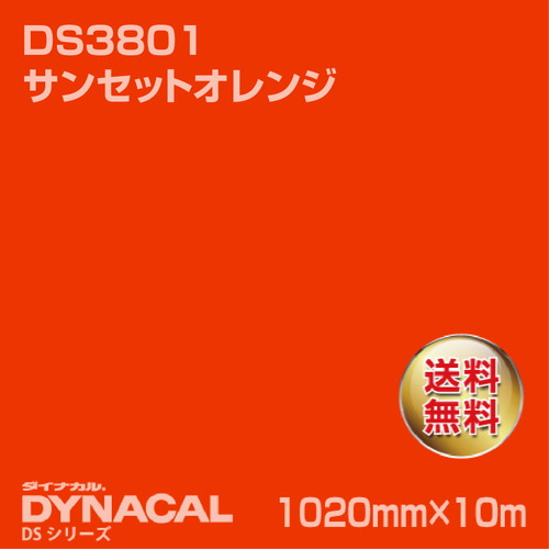 ダイナカル サインDSシリーズ DS3801 サンセットオレンジ 10m トーヨーケム の商品画像