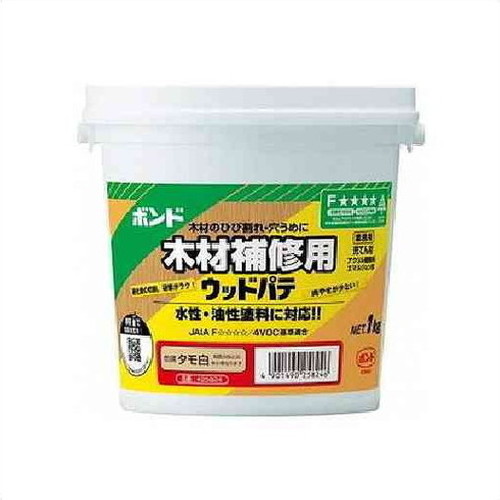 コニシボンド ウッドパテ タモ白 1kg #25824 12コ入