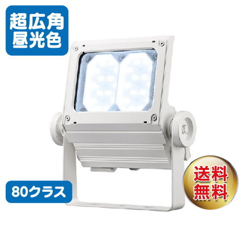 岩崎電気 ECF8050SW/DSAN8/W LED投光器 レディオックフラッドネオ 80クラス 超広角 昼光色 ホワイトの商品画像