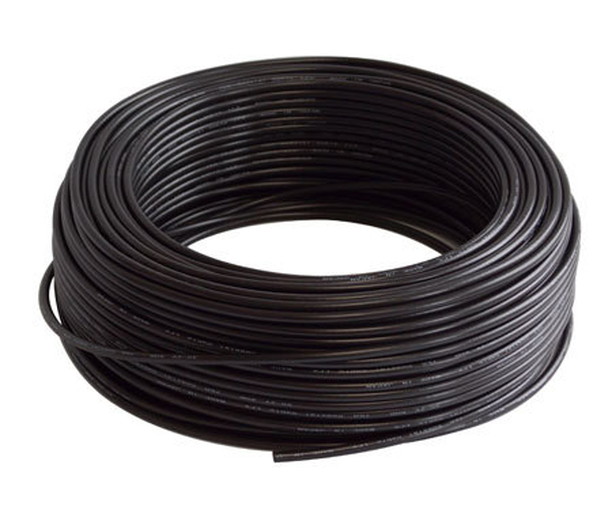 長岡特殊電線株同軸ケーブルS-5C-FB黒100m巻なら看板材料.comの商品画像