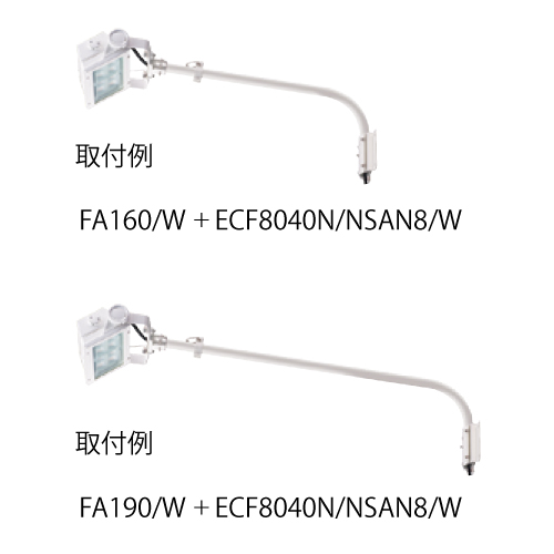 岩崎電気 ECF2040SW/NSAN8/W (旧ECF0395N/SAN8/W) LED投光器 レディオックフラッドネオ 20クラス 超広角タイプ 昼白色タイプ