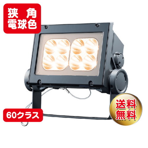 岩崎電気ECF6040N/LSAN8/DGLED投光器レディオックフラッドネオ60クラス狭角タイプ電球色なら看板材料.comの商品画像