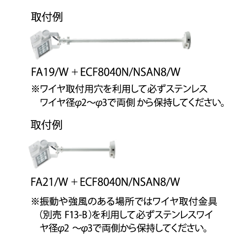 岩崎電気 ECF8040W/LSAN8/DG (旧ECF0996L/SAN8/DG) LED投光器 レディオック フラッド ネオ 80クラス 広角タイプ 電球色タイプ