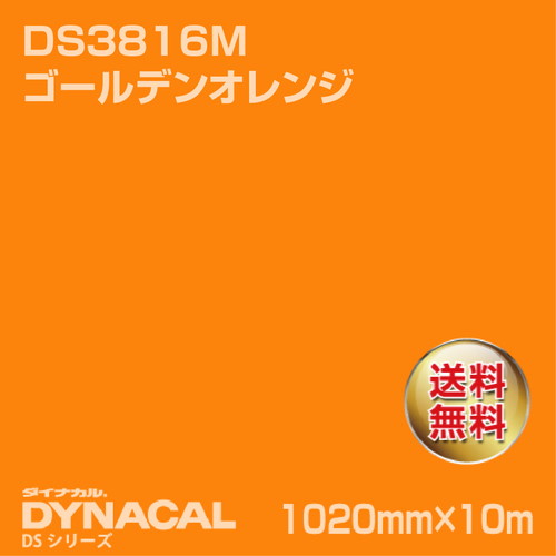 ダイナカル サインDSシリーズ DS3816M ゴールデンオレンジ 10m トーヨーケム の商品画像