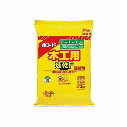 コニシボンド 木工用速乾F 3kg #40304 6コ入