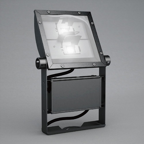 アウトドアライト コンパクトスポットライト ダークグレー 3000K 電源  