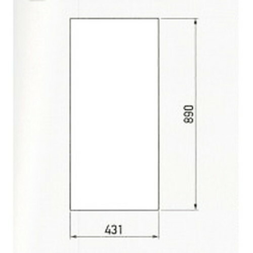 注水式樹脂サイン，面板，UNI-01，ユニ01，白無地面板UN-01-0