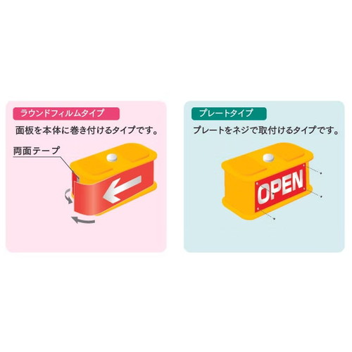 注水式樹脂サイン 面板 キュービックサイン