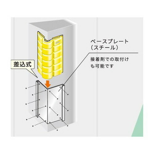 樹脂サイン，セーフティコーンパッドベースプレート