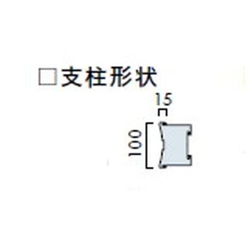 エクステリアサイン，アルミシステムサイン，OS-16176-AA，両面対応，の補助画像
