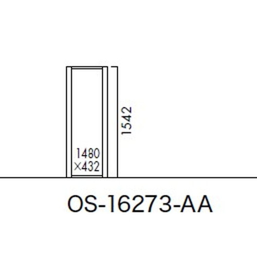 エクステリアサイン，アルミシステムサイン，OS-16273-AA，両面対応，の補助画像