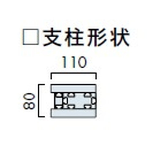エクステリアサイン，アルミシステムサイン，OS-16318-AX，両面対応，の補助画像