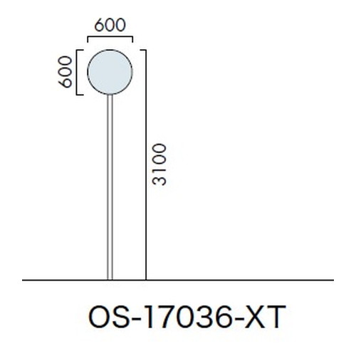 エクステリアサイン，標識，OS-17036-XT，片面対応，表示，314，325の4，の商品画像