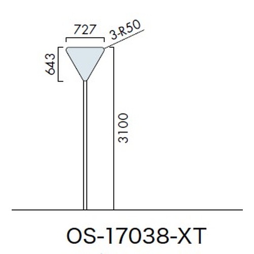 エクステリアサイン，標識，OS-17038-XT，片面対応，の商品画像