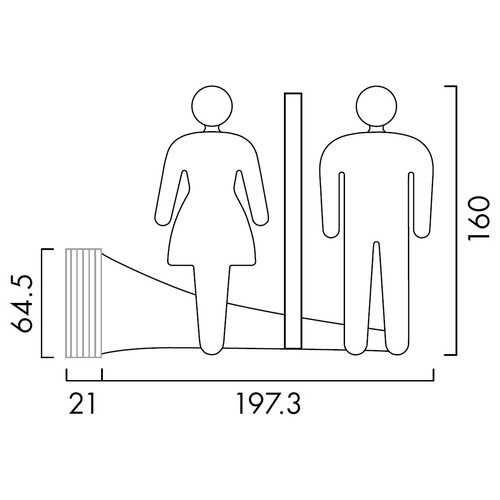 インテリアサイン，立体ピクト，OS-68152-PX，男女，両面対応，補助画像