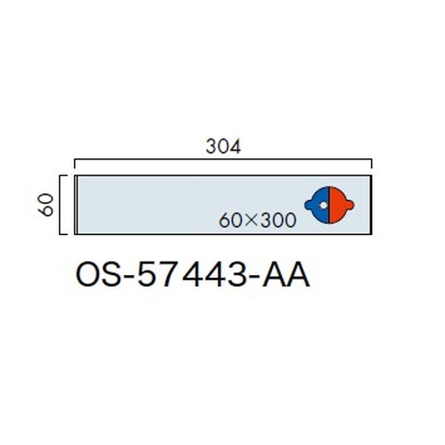 インテリアサイン，ユニティ5，室名札(在空)，OS-57443-AA，片面対応，補助画像