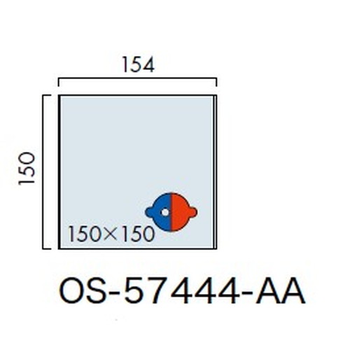 インテリアサイン，ユニティ5，室名札(在空)，OS-57444-AA，片面対応，補助画像