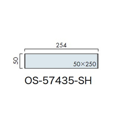インテリアサイン，ユニティ5，室名札(平付け)，OS-57435-SH，片面対応，補助画像