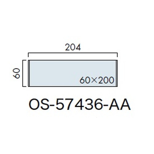 インテリアサイン，ユニティ5，室名札(平付け)，OS-57436-AA，片面対応，補助画像