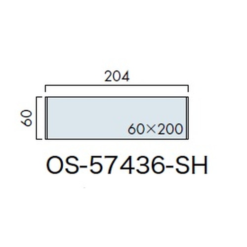 インテリアサイン，ユニティ5，室名札(平付け)，OS-57436-SH，片面対応，補助画像