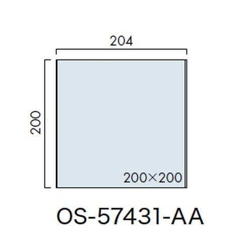 インテリアサイン，ユニティ5，室名札(平付け)，OS-57431-AA，片面対応，補助画像